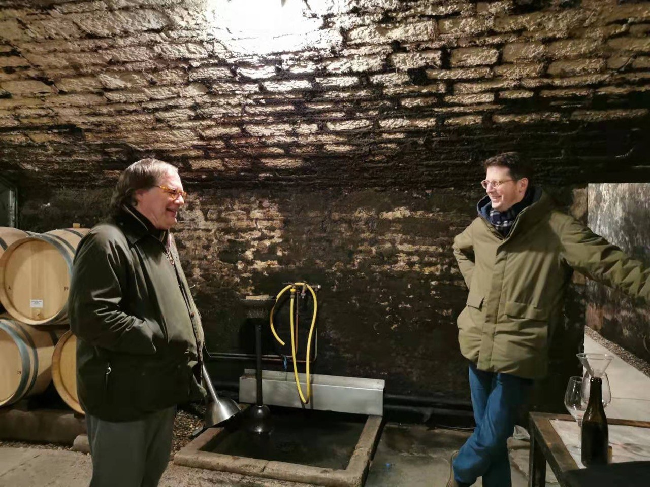 Ian-and-Jeremy-Seysses-in-the-cellar Ian-and-Jeremy-Seysses-in-the-cellar